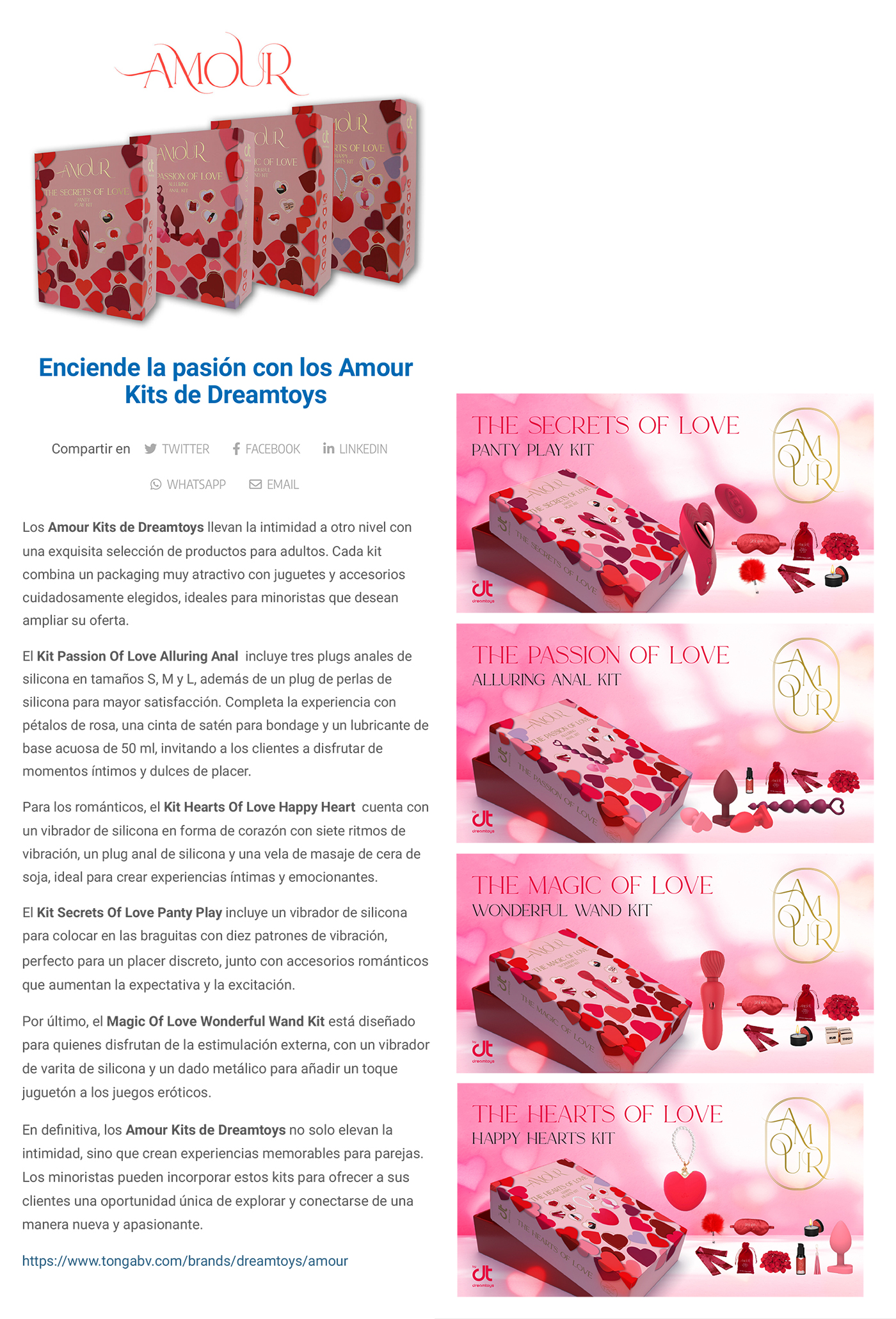 2024-11 Sugextions - Amour Kits de Dreamtoys